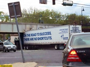 Be careful of shortcuts!